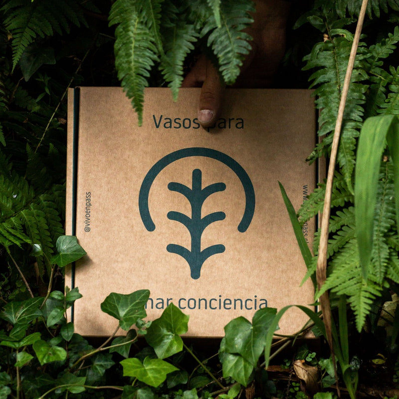 Vasos para Tomar Conciencia - Verdes